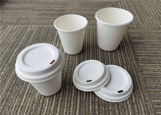 16 Ounce Sugarcane Pulp Biodegradable Cups And Lids