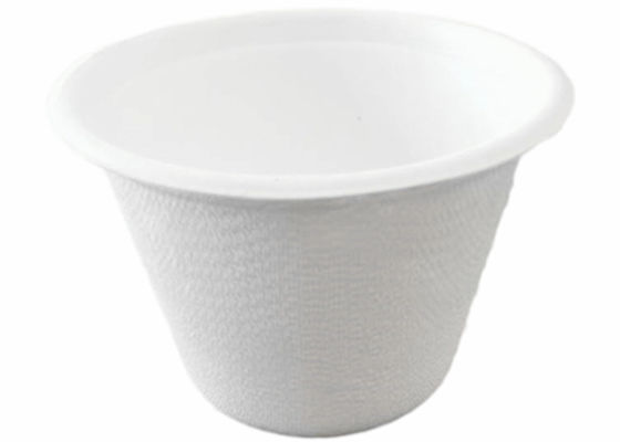 4oz White  Portion Biodegradable Cups And Lids