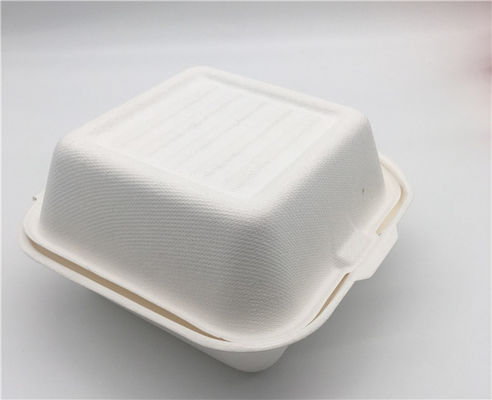 Bento   6x6 Inch 21g  Biodegradable Boxes For Food