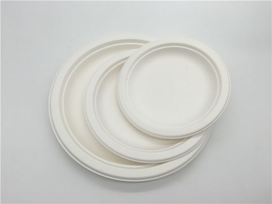 Disposable 6/ 7 /8.75/9 10 Inch Biodegradable Sugarcane Bagasse Plates